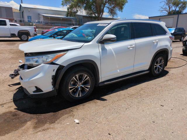 2016 TOYOTA HIGHLANDER XLE, 