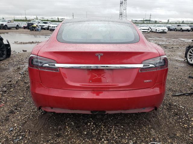 5YJSA1E23LF363808 - 2020 TESLA MODEL S Կարմիր լուսանկար 6