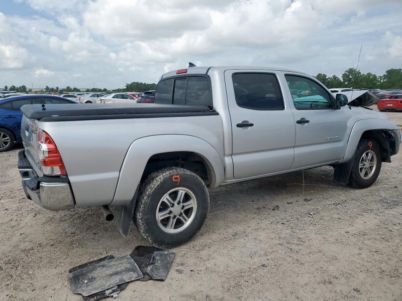 5TFJU4GN7CX013244 - 2012 TOYOTA TACOMA DOUBLE CAB PRERUNNER SILVER photo 3