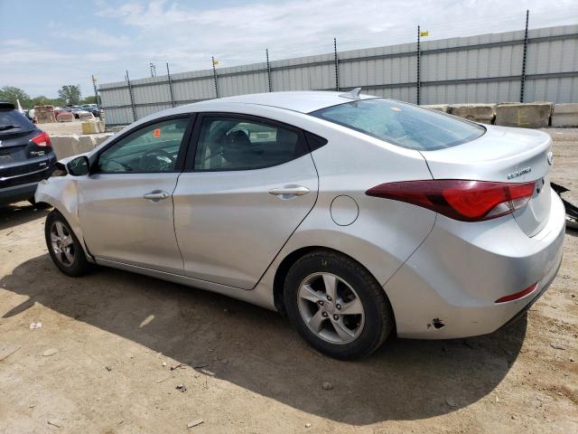 5NPDH4AE1EH504059 - 2014 HYUNDAI ELANTRA SE SILVER photo 2