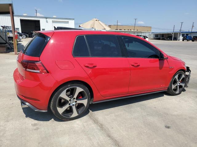 3VW447AU5JM254833 - 2018 VOLKSWAGEN GTI S/SE RED photo 3