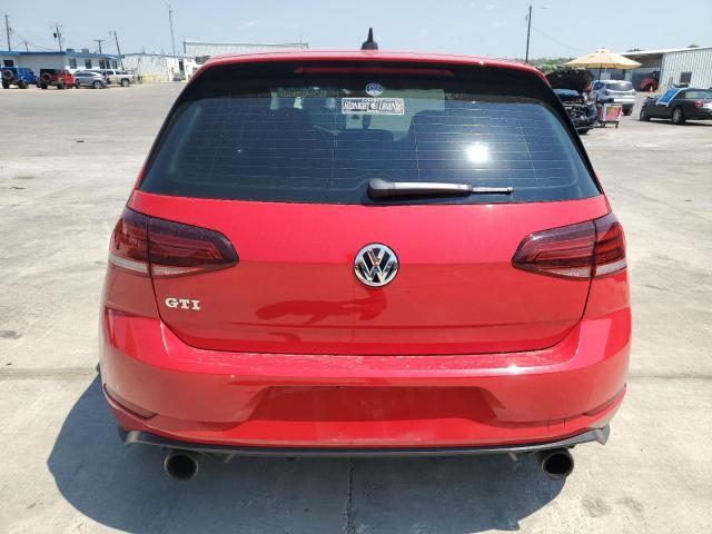 3VW447AU5JM254833 - 2018 VOLKSWAGEN GTI S/SE RED photo 6