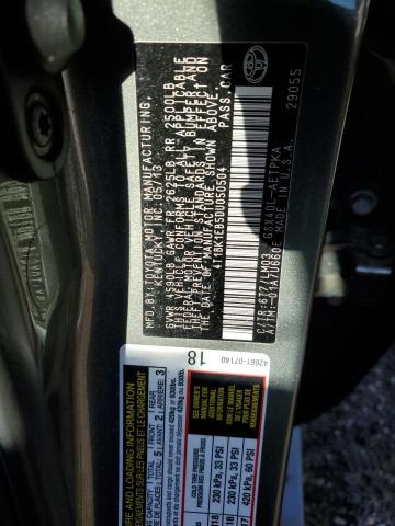 4T1BK1EB5DU050504 - 2013 TOYOTA AVALON BASE 绿色 照片 10