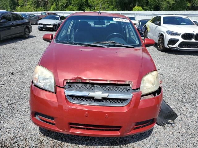 KL1TD56E79B329837 - 2009 CHEVROLET AVEO LS 红色 照片 5