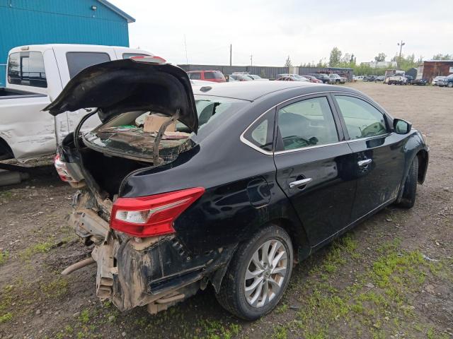 3N1AB7AP3KY302963 - 2019 NISSAN SENTRA S BLACK photo 3