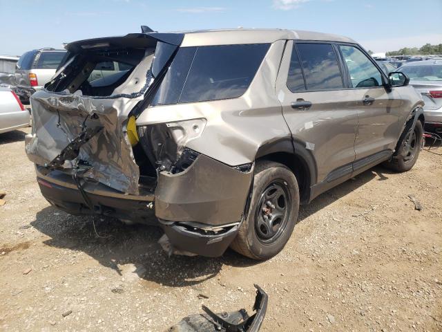 1FM5K8AW0LGB22642 - 2020 FORD EXPLORER POLICE INTERCEPTOR GOLD photo 3