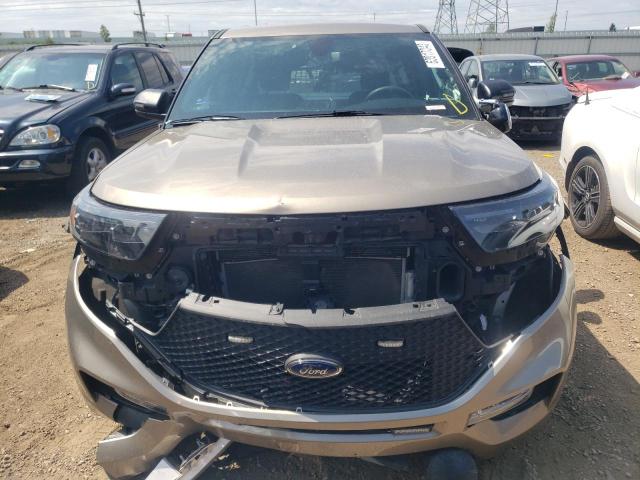 1FM5K8AW0LGB22642 - 2020 FORD EXPLORER POLICE INTERCEPTOR GOLD photo 5