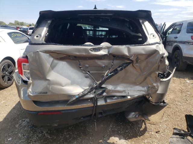 1FM5K8AW0LGB22642 - 2020 FORD EXPLORER POLICE INTERCEPTOR GOLD photo 6