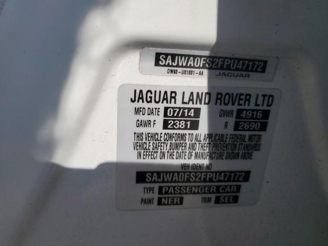 SAJWA0FS2FPU47172 - 2015 JAGUAR XF 2.0T PREMIUM WHITE photo 12