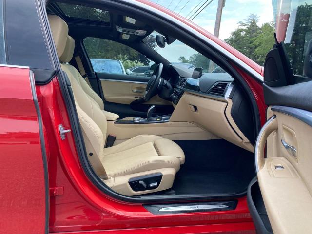 WBA4J1C58JBA29800 - 2018 BMW 430I GRAN COUPE RED photo 5