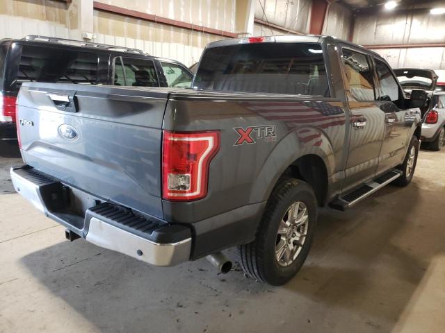 1FTEW1EP2HFC69996 - 2017 FORD F150 SUPERCREW GRAY photo 3