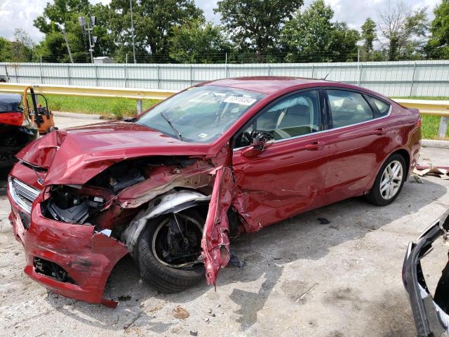 3FA6P0H76GR289828 - 2016 FORD FUSION SE RED photo 1