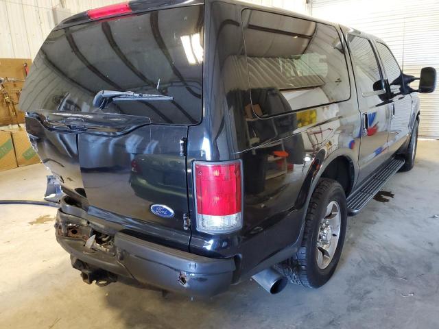 1FMNU40FX2EA00191 - 2002 FORD EXCURSION XLT BLACK photo 4