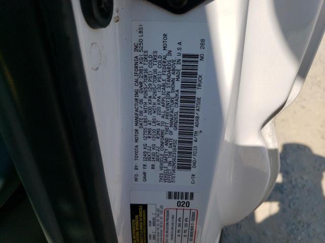 5TETU62N56Z316452 - 2006 TOYOTA TACOMA PRERUNNER ACCESS CAB WHITE photo 13