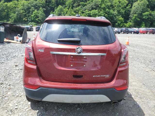 KL4CJESM6MB367819 - 2021 BUICK ENCORE PREFERRED მუქწითელი ფოტო 6