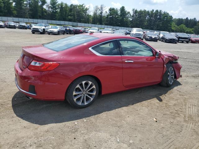 1HGCT2B87DA006138 - 2013 HONDA ACCORD EXL RED photo 3