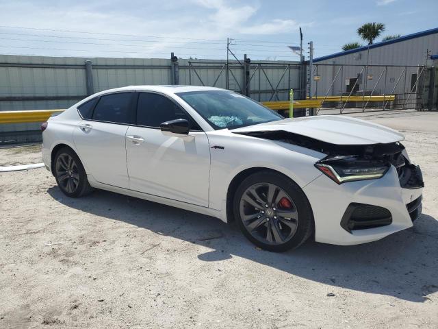 19UUB5F55NA001921 - 2022 ACURA TLX TECH A WHITE photo 4