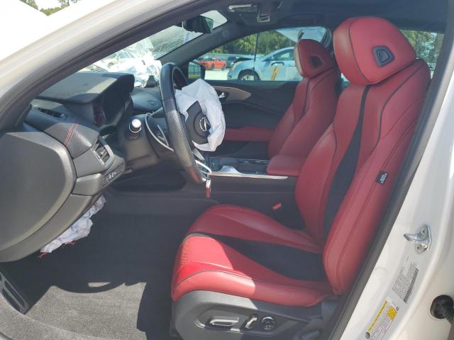 19UUB5F55NA001921 - 2022 ACURA TLX TECH A WHITE photo 7