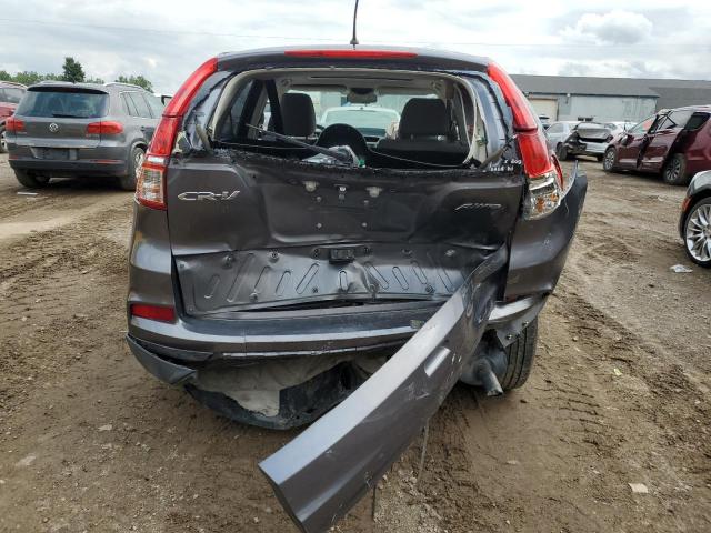 2HKRM4H54FH653798 - 2015 HONDA CR-V EX GRAY photo 6