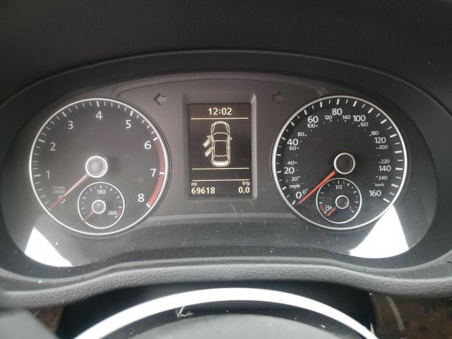 1VWCM7A35FC019568 - 2015 VOLKSWAGEN PASSAT SEL BLACK photo 9