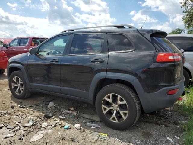 1C4PJMBS9EW255266 - 2014 JEEP CHEROKEE TRAILHAWK BLACK photo 2