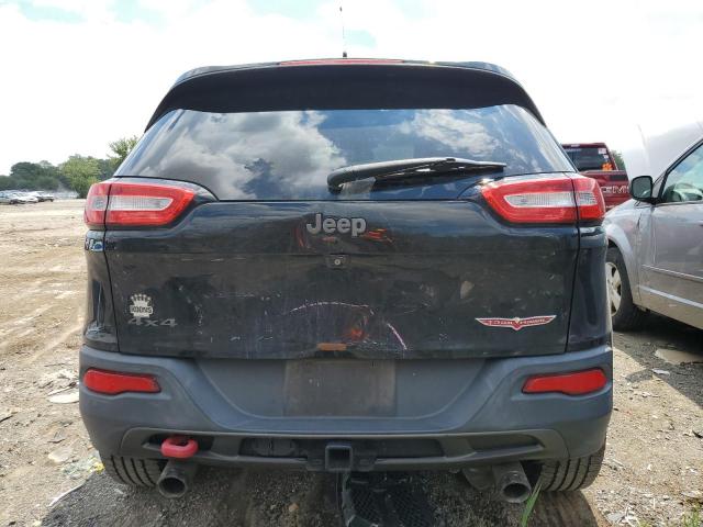 1C4PJMBS9EW255266 - 2014 JEEP CHEROKEE TRAILHAWK BLACK photo 6