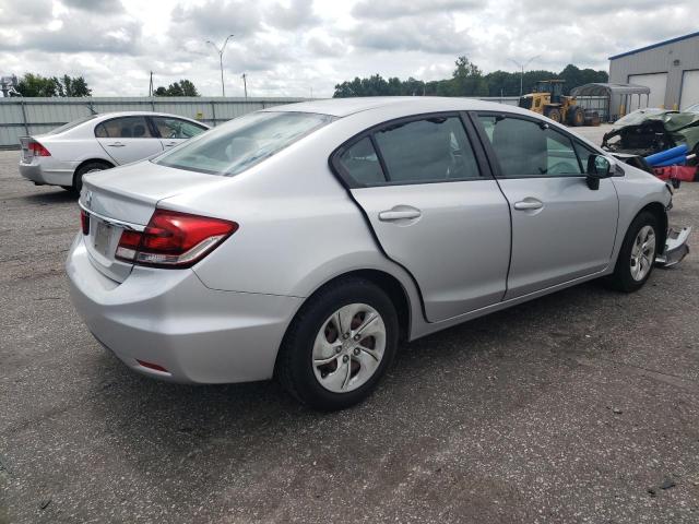 2HGFB2F53EH503898 - 2014 HONDA CIVIC LX SILVER photo 3