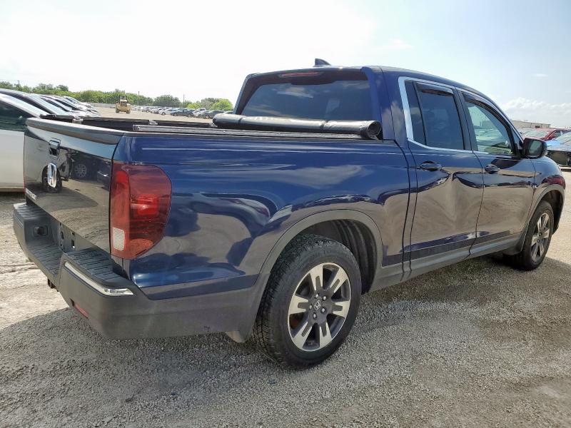 5FPYK2F54JB001075 - 2018 HONDA RIDGELINE RTL Կապույտ լուսանկար 3