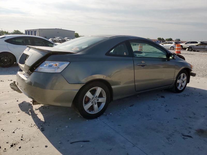 2HGFG11836H578020 - 2006 HONDA CIVIC EX GRAY photo 3