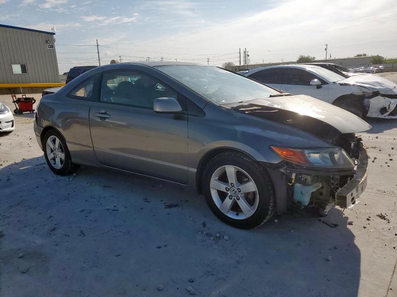 2HGFG11836H578020 - 2006 HONDA CIVIC EX GRAY photo 4