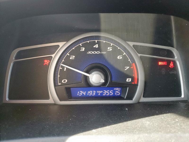 2HGFG11836H578020 - 2006 HONDA CIVIC EX GRAY photo 9