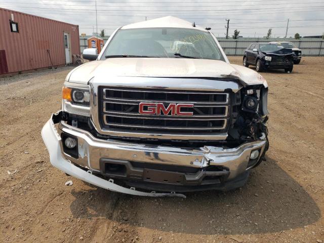 3GTU2VEC9EG444654 - 2014 GMC SIERRA K1500 SLT WHITE photo 5