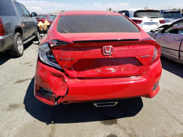 2HGFC2F87KH523834 - 2019 HONDA CIVIC SPORT RED photo 6