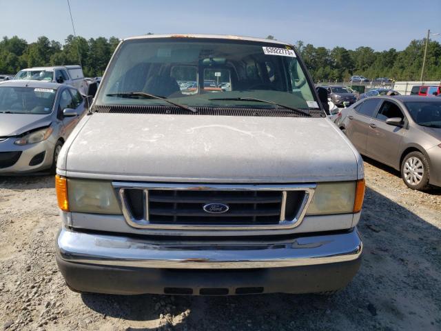 1FBSS31L75HB37902 - 2005 FORD ECONOLINE E350 SUPER DUTY WAGON WHITE photo 5