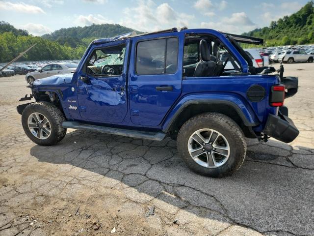1C4HJXEN7KW505692 - 2019 JEEP WRANGLER UNLIMITED SAHARA ლურჯი ფოტო 2