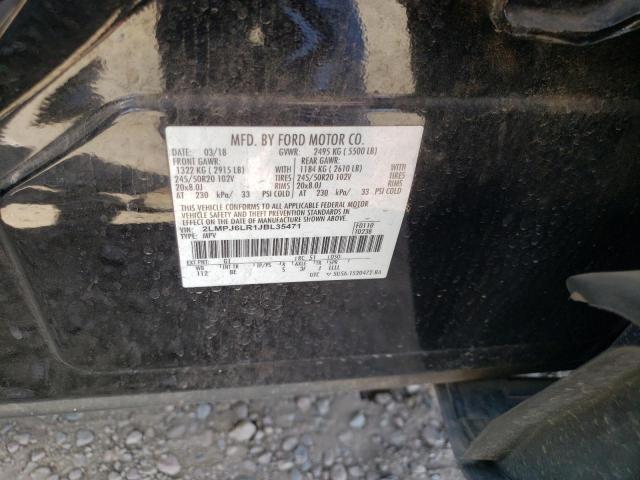 2LMPJ6LR1JBL35471 - 2018 LINCOLN MKX RESERVE Qara foto 12