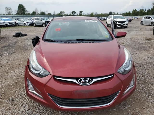 5NPDH4AE2EH537443 - 2014 HYUNDAI ELANTRA SE RED photo 5