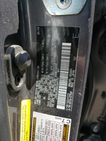 JTEBU5JR6K5664750 - 2019 TOYOTA 4RUNNER SR5/SR5 PREMIUM GRAY photo 13