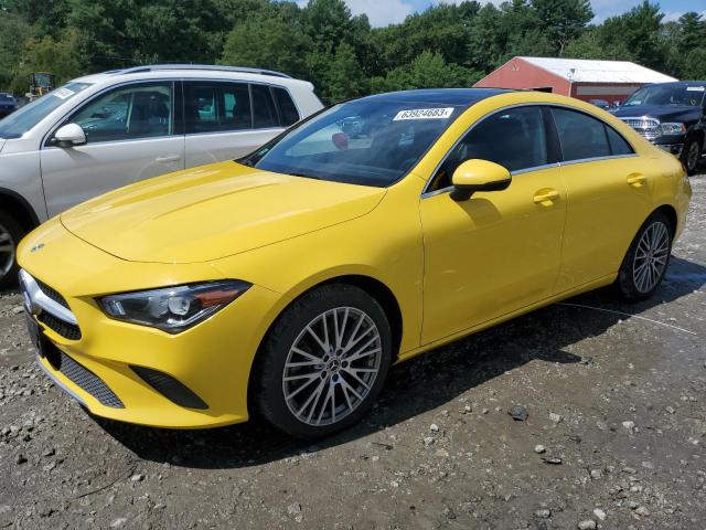 WDD5J4HB7LN020937 - 2020 MERCEDES-BENZ CLA 250 4MATIC YELLOW photo 1