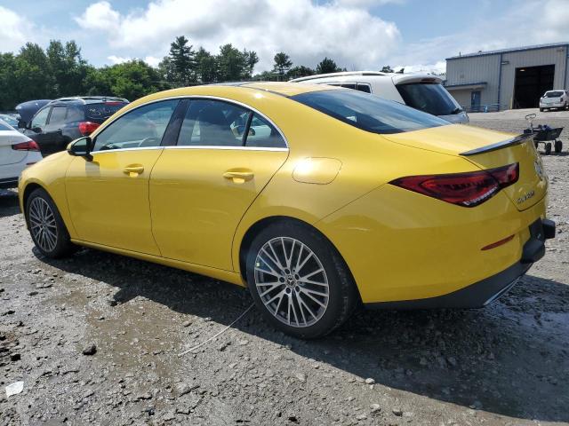 WDD5J4HB7LN020937 - 2020 MERCEDES-BENZ CLA 250 4MATIC YELLOW photo 2