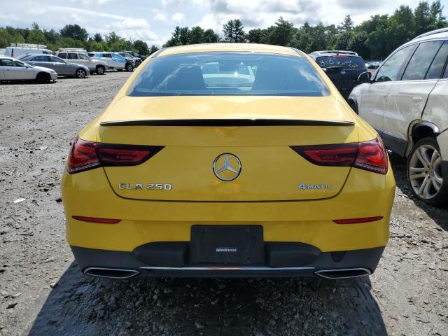 WDD5J4HB7LN020937 - 2020 MERCEDES-BENZ CLA 250 4MATIC YELLOW photo 6