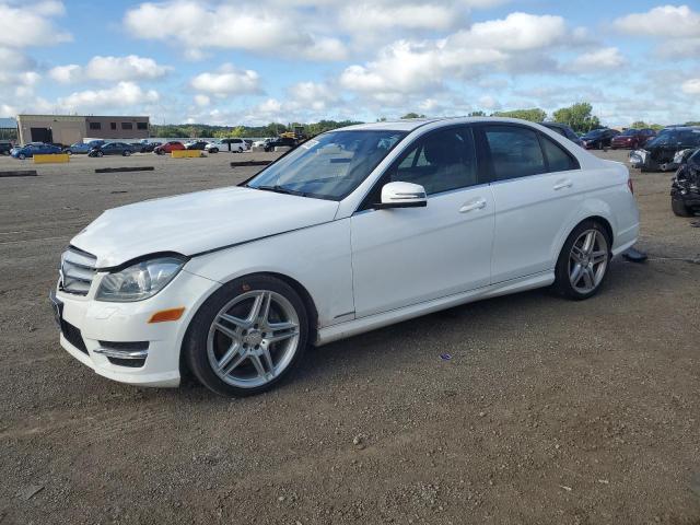 WDDGF5HB5DR275807 - 2013 MERCEDES-BENZ C 350 WHITE photo 1