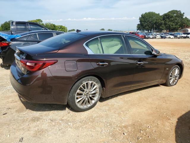 JN1EV7APXJM351944 - 2018 INFINITI Q50 LUXE BROWN photo 3