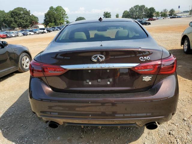 JN1EV7APXJM351944 - 2018 INFINITI Q50 LUXE BROWN photo 6