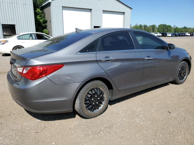 5NPEC4ACXBH165315 - 2011 HYUNDAI SONATA SE GRAY photo 3