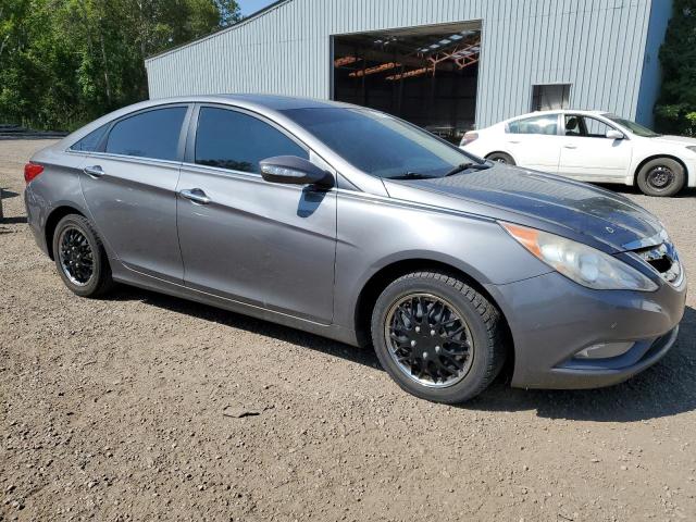 5NPEC4ACXBH165315 - 2011 HYUNDAI SONATA SE GRAY photo 4