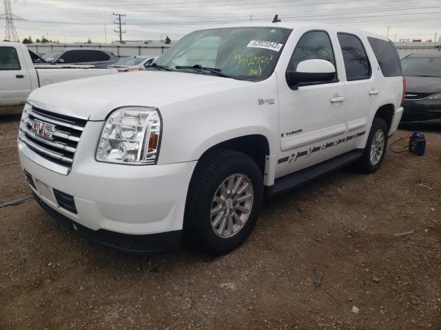 1GKFK13518R239702 - 2008 GMC YUKON HYBRID WHITE photo 1