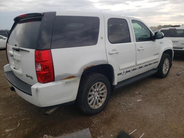 1GKFK13518R239702 - 2008 GMC YUKON HYBRID WHITE photo 3