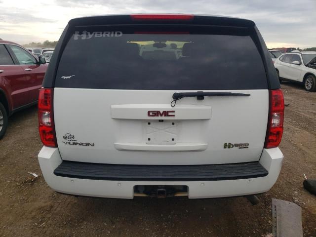 1GKFK13518R239702 - 2008 GMC YUKON HYBRID WHITE photo 6