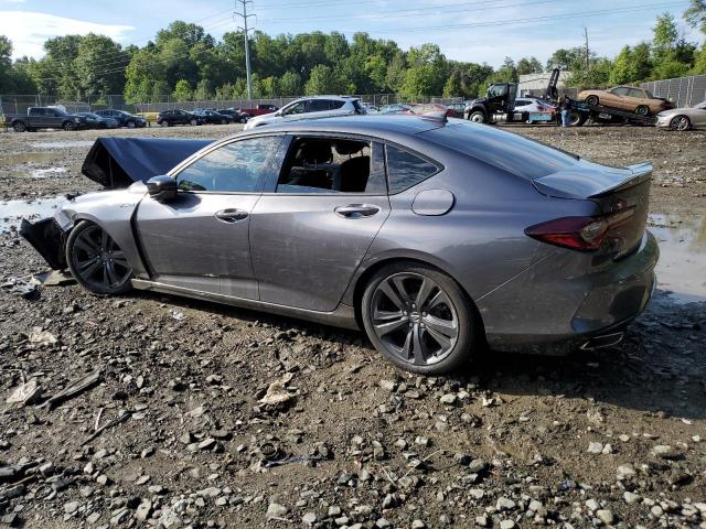 19UUB6F57NA002798 - 2022 ACURA TLX TECH A ნაცრისფერი ფოტო 2